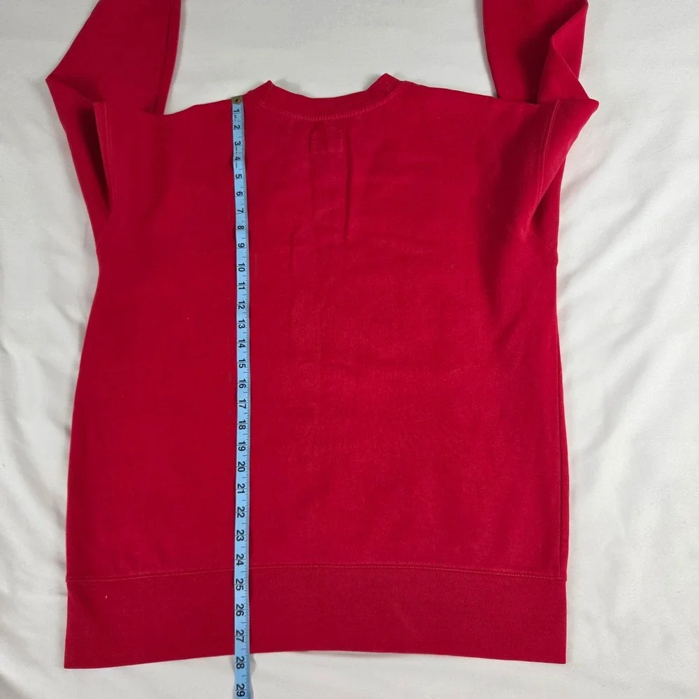 Vtg red Tailgate Chicago Bulls Sweatshirt large oversize‎ 46